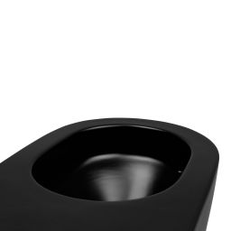 Oltens Hamnes Stille miska wisząca WC PureRim spłukiwanie wirowe SmartClean czarna 42521300