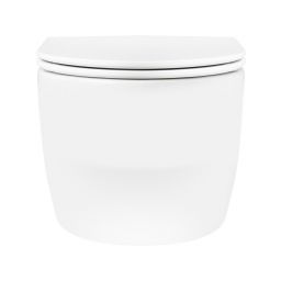 Oltens Holsted miska WC wisząca bez kołnierza biały połysk 42016000