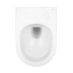Oltens Holsted miska WC wisząca PureRim z powłoką SmartClean biała 42516000