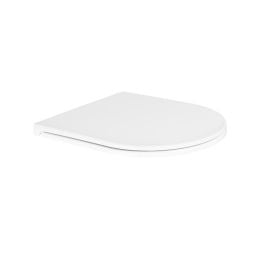 Oltens Hamnes Kort Ovan Slim deska sedesowa twarda wolnoopadająca biała 45111000