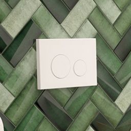 Oltens Lule przycisk spłukujący do WC biały 57102000