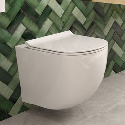 Oltens Hamnes miska WC wisząca bez kołnierza biały 42013000