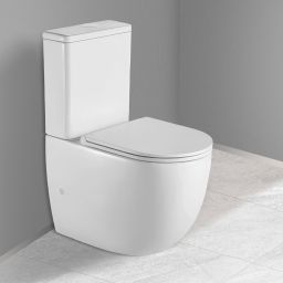 Oltens Hamnes Stille kompakt miska WC spłukiwanie wirowe biały 44001000