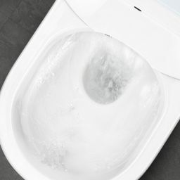 Oltens SmartFrisk miska WC wisząca myjąca z powłoką SmartClean z deską biała 42038000