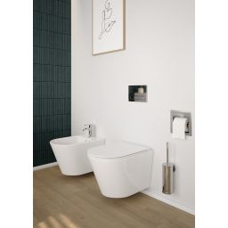 Zestaw Oltens Jog miska WC wisząca PureRim z powłoką SmartClean z deską wolnoopadającą Slim 42505000