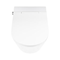 Oltens SmartFrisk miska WC wisząca myjąca z powłoką SmartClean z deską biała 42038000