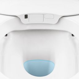 Oltens SmartFrisk miska WC wisząca myjąca z powłoką SmartClean z deską biała 42038000