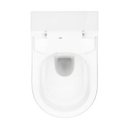 Oltens SmartFrisk miska WC wisząca myjąca z powłoką SmartClean z deską biała 42038000