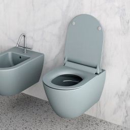 GSI Pura miska WC wisząca bez kołnierza Swirlflush ghiaccio dual-mat 881515