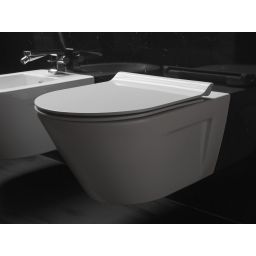 GSI Norm miska wisząca bez kołnierza Swirlflush ExtraGlaze biała 861511