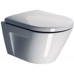 GSI Norm miska WC wisząca bez kołnierza Swirlflush ExtraGlaze biała 861611