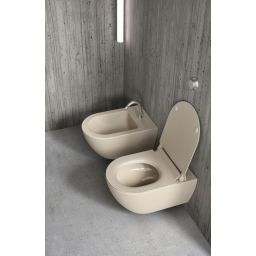 GSI Pura miska WC wisząca bez kołnierza Swirlflush creta dual-mat 881508