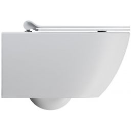 GSI Pura miska WC wisząca bez kołnierza Swirlflush biała dual-mat 881509