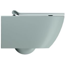 GSI Pura miska WC wisząca bez kołnierza Swirlflush ghiaccio dual-mat 881515