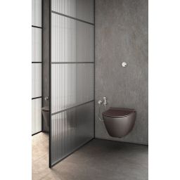 GSI Pura miska WC wisząca bez kołnierza Swirlflush bistro dual-mat 881516