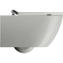 GSI Pura miska WC wisząca bez kołnierza Swirlflush cenere dual-mat 881517
