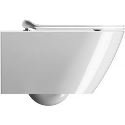 GSI Kube X miska WC wisząca bez kołnierza Swirlflush ExtraGlaze biała 941511