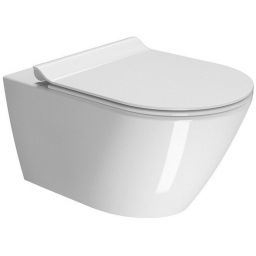 GSI Kube X miska WC wisząca bez kołnierza Swirlflush ExtraGlaze biała 941511