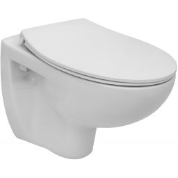 Roca Madalena miska WC wisząca bez kołnierza biały połysk A34629L000