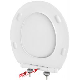 Sepio deska sedesowa wolnoopadająca Model 302 Slim biała 10DESWC302FIT