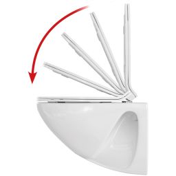 Sepio deska sedesowa wolnoopadająca Model 302 Slim biała 10DESWC302FIT