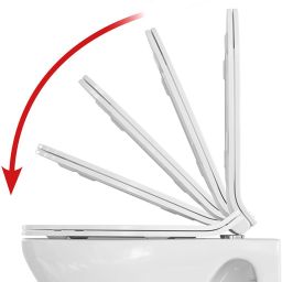 Sepio deska sedesowa wolnoopadająca Model 302 Slim biała 10DESWC302FIT