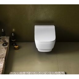 Sapho Bello miska WC wisząca bez kołnierza Rimless biały 100214