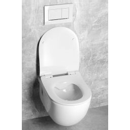 Sapho Brilla miska WC wisząca bez kołnierza Rimless biała 100614