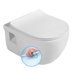 Sapho Brilla miska WC wisząca bez kołnierza Rimless biała 100614