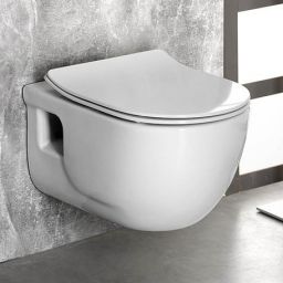Sapho Brilla miska WC wisząca bez kołnierza Rimless biała 100614