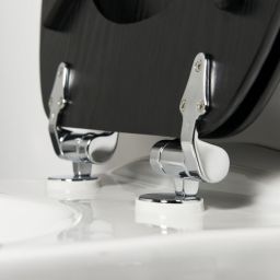 Tiger Blackwash deska sedesowa wolnoopadająca czarna 252030746