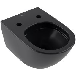 Villeroy & Boch Subway 3.0 miska WC wisząca bez kołnierza CeramicPlus Pure Black 4670T0R7