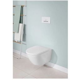 Villeroy & Boch Subway 3.0 miska WC wisząca bez kołnierza CeramicPlus stone white 4670T0RW