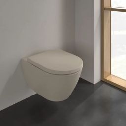 Villeroy & Boch Subway 2.0 miska WC wisząca bez kołnierza Almond 5614R0AM