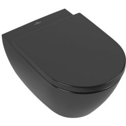 Villeroy & Boch Subway 2.0 miska WC wisząca bez kołnierza ebony połysk 5614R0S5