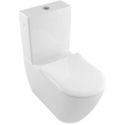 Villeroy & Boch Subway 2.0 miska WC kompaktowa stojąca bezkołnierzowa biała CeramicPlus 5617R0R1