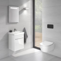 Villeroy & Boch Avento Combi-Pack miska WC wisząca z deską wolnoopadającą Weiss Alpin 5656RS01