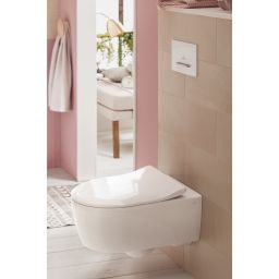 Villeroy & Boch Avento Combi-Pack miska WC wisząca z deską wolnoopadającą Weiss Alpin 5656RS01