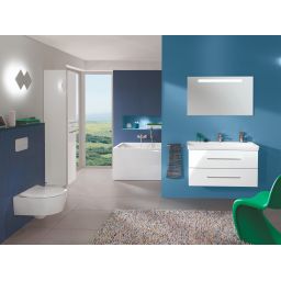 Villeroy & Boch Avento Combi-Pack miska WC wisząca z deską wolnoopadającą Weiss Alpin 5656RS01