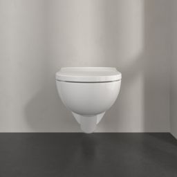 Villeroy & Boch O.Novo miska WC wisząca bez kołnierza ze spłukiwaniem wirowym Weiss Alpin 5660C001