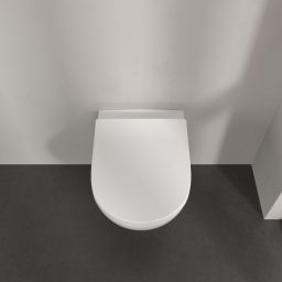 Villeroy & Boch O.Novo miska WC wisząca bez kołnierza ze spłukiwaniem wirowym Weiss Alpin 5660C001