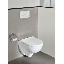 Villeroy & Boch O.Novo miska WC wisząca bez kołnierza ze spłukiwaniem wirowym Weiss Alpin 5660C001