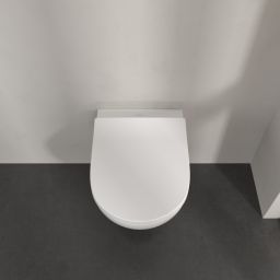 Villeroy & Boch O.Novo miska WC wisząca bez kołnierza ze spłukiwaniem wirowym Weiss Alpin 5C39C001
