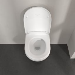 Villeroy & Boch O.Novo miska WC wisząca bez kołnierza ze spłukiwaniem wirowym Weiss Alpin 5C39C001