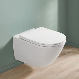 Villeroy & Boch Subway miska WC z deską wolnoopadającą wisząca bez kołnierza biały 4670T901