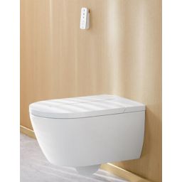 Villeroy & Boch ViClean Combi-Pack miska WC myjąca wisząca bez kołnierza CeramicPlus z deską Weiss Alpin V0E100R1