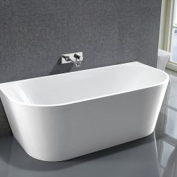 Aqualine Tajo wanna wolnostojąca przyścienna 170x80 cm akrylowa biała E1980