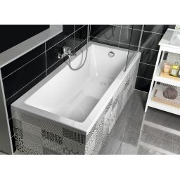 Aqualine Doubrava wanna prostokątna 160x70 cm biała A1670