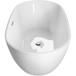 Aqualine Douro wanna wolnostojąca 150x81,5 cm owalna biała E1850