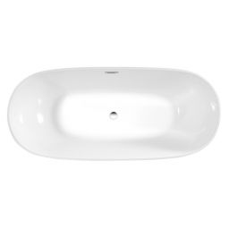 Aqualine Douro wanna wolnostojąca 180x81,5 cm owalna akrylowa biała E1880